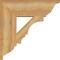 Ekena Millwork Balboa Traditional Rough Sawn Bracket, Western Red Cedar, 6"W x 22"D x 22"H BKT06X22X22BOA01RWR - alternate 2